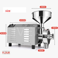 Stainless Steel Dry And Wet Hardcover Grinder Machine Home Use Grains Grinding Machine Spices Milling Machine