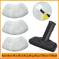 For Karcher SC1 SC2 SC3 SC4 SC5 CTK10 CTK20 Steam Cleaner Brush Head Mop Cloth Replacement Accessories Pad Cloths Spare Parts