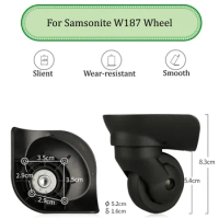 Suitable For Samsonite W187 Black Luggage Suitcase Universal Wheel Accessories Silent Repair Caster Sliding Casters Replacement
