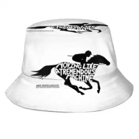 Secretariat Word Art Sun Cap Fisherman Hat Bucket Hats Horse Racing Derby Triple Crown Belmont Stake