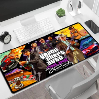 GTA 5 Mouse Pad Xl Computer and Office Extended Xxl Long Keyboard Gaming Free Shipping Pc Gamer Accessories Mat Kawaii Mousepad