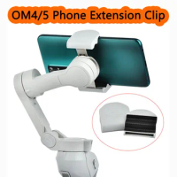 OM 5 Phone Clamp Extension Buckle Clip Foldable Extend Wider Holder for DJI Osmo Mobile 5 Handheld Gimbal Stabilizer Accessories