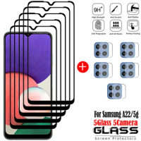 Full Cover Full Glue Tempered Glass For For Samsung Galaxy A22 Screen Protector Glass For Samsung Galaxy A22 5G Camera Film