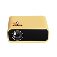 Mini Projector โปรเจคเตอร์ มินิโปรเจคเตอร์ คมชัด 1080P - สีเหลือง