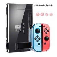 Transparent Crystal Clear Hard Case Shell Cover Protective For Nintendo Switch NS Console Joy-Con Handle Grip Game Console