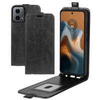 For Motorola Moto G34 Чехол для Back Cover Phone Cases Flip Vertical Coque Capa For Motorola Moto G34