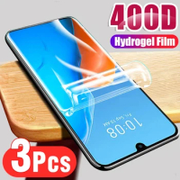 3Pcs Hydrogel Film For Huawei Y6 Y7 Y9 Prime 2018 2019 Screen Protector For Huawei Y5P Y6P Y6S Y7A Y7P Y7S Y8P Y8S Y9A Y9S Film