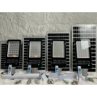 Đèn Năng Lượng Mặt Trời Sân Vườn 300W,400W,500W, 600W Đèn Đường Bàn Chải Mắt Ngọc Có Điều Khiển Từ X