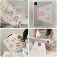 For iPad 10.2 7th 8th 9th Gen Case For IPad 10th Air 3 4 5 10.9 2022 Mini 6 9.7 5/6th Pro 11 12.9 360 Rotation Stand Kids Cover