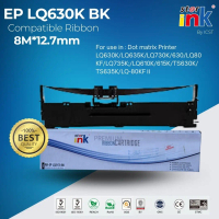 StarInk LQ-630K BK ตลับผ้าหมึกดอทเมตริกซ์ (หัวเข็ม) สีดำ EPSON LQ630K, LQ635K, LQ730K, 630, (8เมตร)