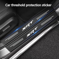 สติ๊กเกอร์กันรอยคาร์บอนไฟเบอร์สำหรับเกณฑ์ประตูรถยนต์ สำหรับ Dodge SRT และ Durango พร้อมโลโก้ Ram 150