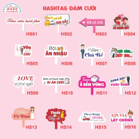 Hashtag cầm tay đám cưới, Hashtag Cô Dâu Chú Rể, Hashtag Kết hôn