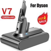 New Dyson V7 battery 21.6V 12800mAh Li-lon Rechargeable Battery For Dyson V7 Battery Animal Pro Vacuum Cleaner Replacement