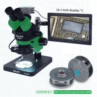Rl-M3T-B1 Trinocular Microscope For Pcb Board Welding Repair Hd Camera Microscope Tools