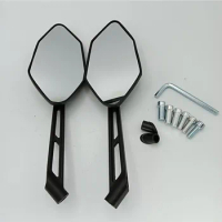 2Pcs/Pair Universial 8mm 10mm Motorcycle Mirror Scooter E-Bike Rearview Mirrors Electromobile Back Side Convex Mirror