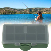 Bait Fishing Box Tackle 1-8 105*65*24mm 1pc Box Boxes Carp Compartments Fishing Green Storage Durable Protable