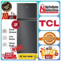 KULKAS 2 PINTU TCL F130-A50 F136-A50 F136/130 A50 LOW WATT FAST FREEZING LEMARI ES 2 PINTU TCL F136/