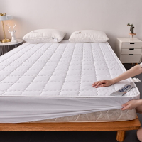 抗菌純棉床笠單件夾棉加厚席夢思床墊保護罩防滑固定防塵床套床罩