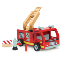 【mentari】消防救援雲梯車(木製玩具/玩具車/交通工具)