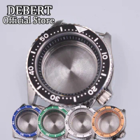 42mm 5 Colors Case For Watches White Black Blue Green Watch Ring Fits Seiko NH35 NH36 Movement 316L Stainless Steel Watch Case