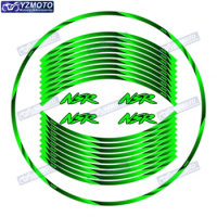 For HONDA NSR NSR150 NSR250 Motorcycle 17 Inch Front And Rear Wheel Hub Sticker Decals Reflective Wa