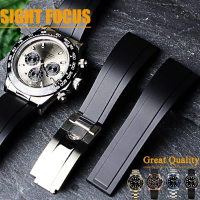 20mm 21mm 22mm Watch Band untuk Ro1ex tali Cosmograph Daytona Sky-ahli Oysterflex getah tali Explore