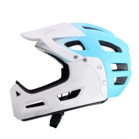 JTS Cross-country Full Face Bicycle Helmet, Mountain and Road Bicycle Riding Gradient Breathable Helmet