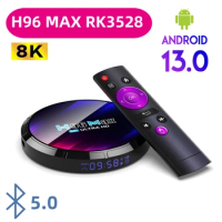 H96 MAX RK3528 Smart TV Box Support 8K Video Decoding Set Top Box Android 13 WIFI6 BT5.0 Media Player H96MAX TVBOX