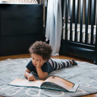 圓形地毯 卡通北歐風兒童房地毯26個英文字母圓形地毯防滑裝飾【HZ61377】