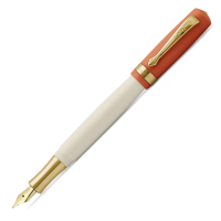 【KAWECO】STUDENT系列 橘蓋白桿 鋼筆(70s Soul 70年代老靈魂)