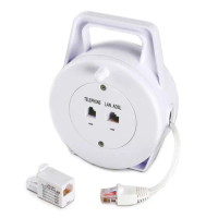 【besttel 倍仕特】4.6公尺網路/電話 mini兩用延長線(LAN-511/84+64)