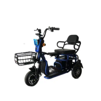 Customizable Double Drive Climbing Electric Tricycles Three Wheel High Speed To Adult Scooter For The Elderly custom