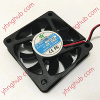 พัดลมระบายความร้อนสำหรับเซิร์ฟเวอร์ LONG CHANG LC6015S DC 14V 0.15A 60x60x15mm แบบมีสายคู่