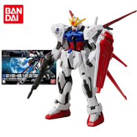 Bandai Gundam Model Kit Anime Figure HGUC 1/144 EX-X01 Aile Strike Genuine Gunpla Model Anime Action Figure Toys for Children
