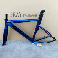 GRAY F15 Bike Frame Aerodynamics Aluminum Alloy Road Bicycle Frameset Internal Cable Disc Brake Muscle Version Cycling Parts