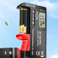 Tester Bateri BT-168 PRO dengan paparan digital, meter bateri dan penguji voltan bateri