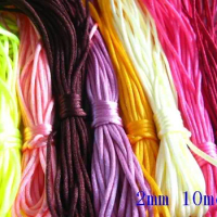 2.5MM Chinese Knot Nylon Earring Macrame Rope Thread Cord Beading Bracelet 80m/8Rolls+Free Shipping 8 Colors Mixed