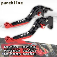 Fit For CB150R 17-18 CB300/R 14-21 Folding Extendable Brake Clutch Levers CB500F/X 13-21 Motorcycle CNC Accessories Handle Set