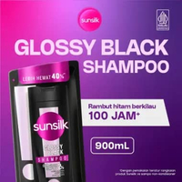 Sunsilk Glossy Black Shampoo Pouch 900 mL