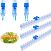 1pc Plastic Wrap Dispensers and Foil Film Cutter Cling Film Cutter Strip Stretch Plastic Wrap Dispenser accesorios de cocina