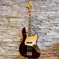 現貨可分期 Fender Squier 40th Jazz Bass 限量版 勃根地紅 金色 電 貝斯