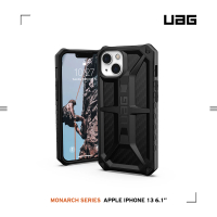 UAG iPhone 13 頂級版耐衝擊保護殼-碳黑(UAG)