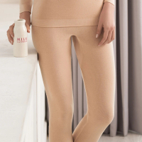 Wacoal 華歌爾 100%防縮羊毛 M-LL 保暖褲-美麗諾超細羊毛-天然素材(經典膚)
