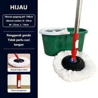 SKY - Alat Pel Lantai Mop Dengan Rol 360° Automatic Spin Mop Alat Pel Lantai Pel Putar Spin Mop Hija