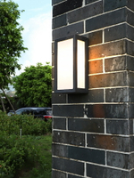 戶外陽臺防水壁燈北歐現代簡約LED超亮新中式露臺庭院燈室外墻燈