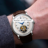 LOBINNI luxury tourbillion watch mechanical jam tangan custom logo watches flying tourbillon seagull brand wristwatch