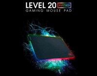 【獨家！另享10%回饋】Thermaltake 曜越 Level 20 RGB 電競滑鼠墊/GMP-LVT-RGBHMS-01