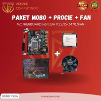 Paket Mobo X-Star H61 lga1155 i5-3470 fan