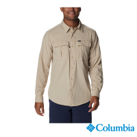 Columbia 哥倫比亞 男款- UPF40超防潑長袖襯衫-卡其 UAE97430KI/FW22