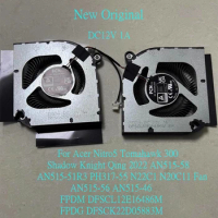 New Original Laptop Cooling Fan For Acer Nitro5 Tomahawk 300 2022 AN515-58 AN515-51R3 PH317-55 N22C1 N20C11 AN515-56 -46 DC12V